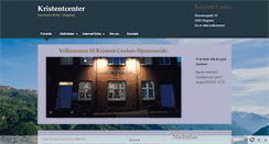 Desktop Screenshot of kristentcenter.dk